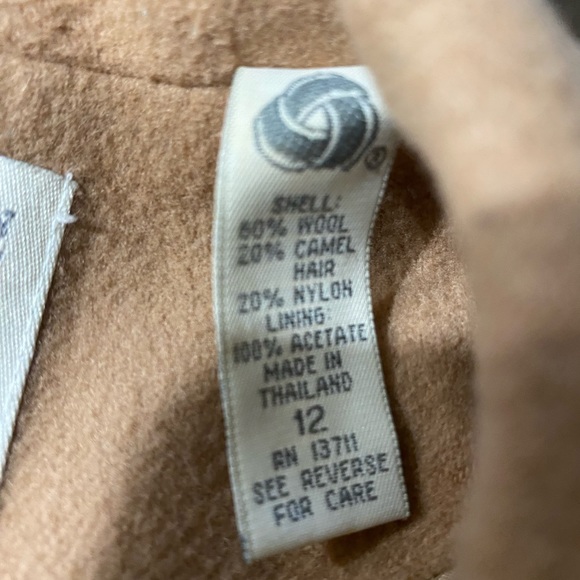 Lord and Taylor, fifth Avenue collection, tan blazer wool blend size 12 - Picture 5 of 7